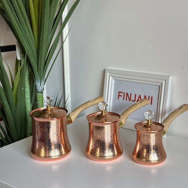 طقم غلايات نحاسي ستانلس ستيل