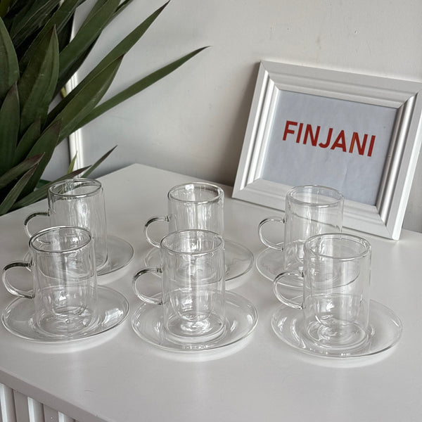 استكانات دبل جلاس