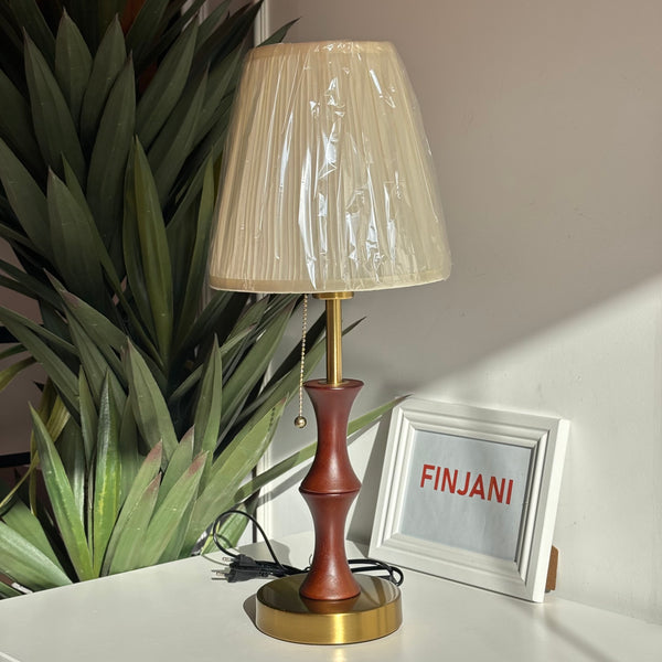 تيبل لامب حلقات خشبية